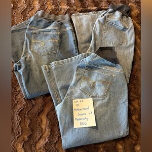 Motherhood Maternity 3 Pairs of Jeans 1X